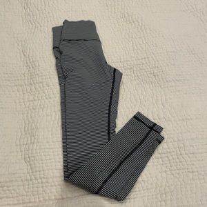 Lululemon Striped Tights.Size 6